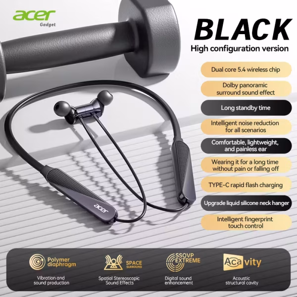 Acer Wireless Stereo Ear Phones